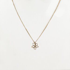 Tiffany & Co. 18K Rose Gold Paloma Picasso Villa Flower Pendant Necklace